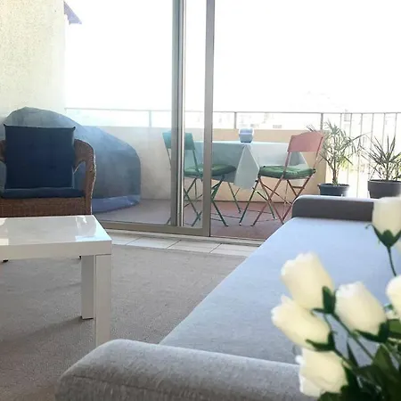 アパート 2pers Avec Grande Terrasse Vue アンダイエ